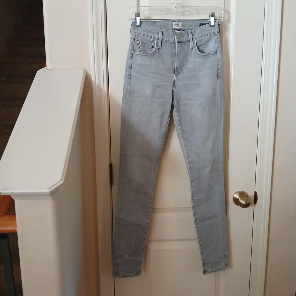 Citizens of Humanity Premium Vintage Gray Rocket High Rise Skinny Jeans 24
